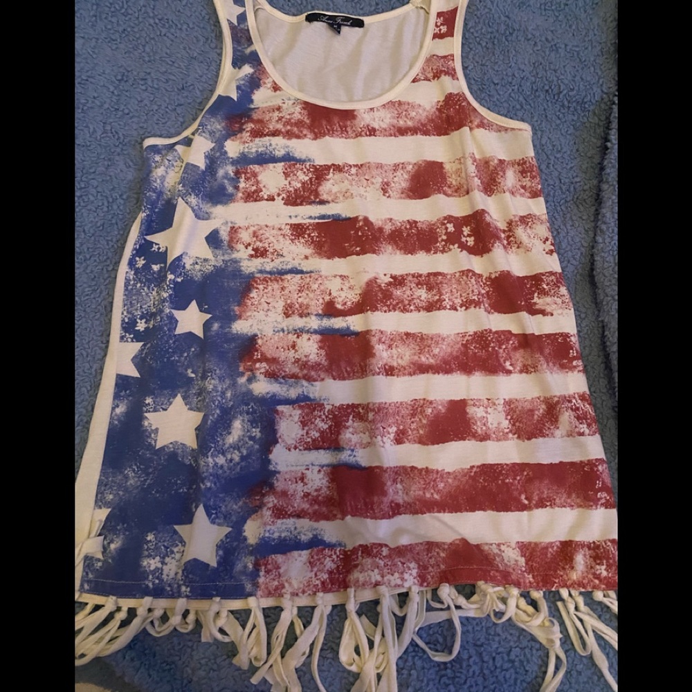 American Flag tank top